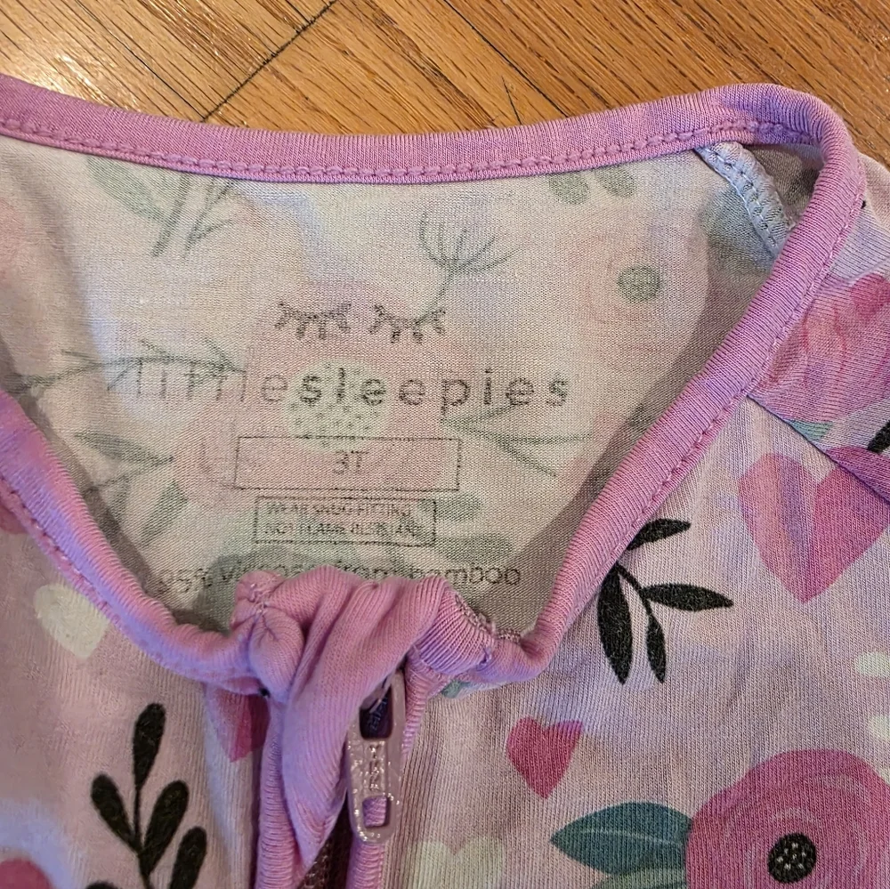 Little Sleepies Floral Zippy